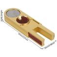 thumbnail image 4 of Billard billard Cue Tip Billards Billard Cue Tip Shaper Billard Cue Tip Brunisher Billard Outil de Réparation Billard Fournitures Alliage d'Aluminium Multifonction Or U Forme, 4 of 8