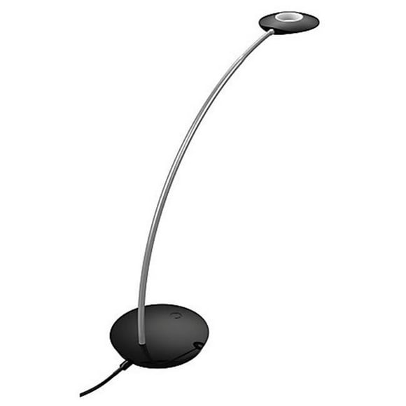 5W Variateur Tactile Aero LED Lampe de Bureau - Noir Brillant