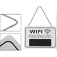 thumbnail image 4 of 2026 Wifi Password Wall Chart Wall Hanging Display Signage Blackboard(1pcs,white And Black), 4 of 5