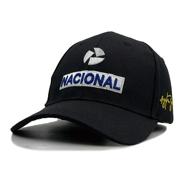 Gorra de béisbol Anime Nacional Ayrttons Sennas Black Cotton