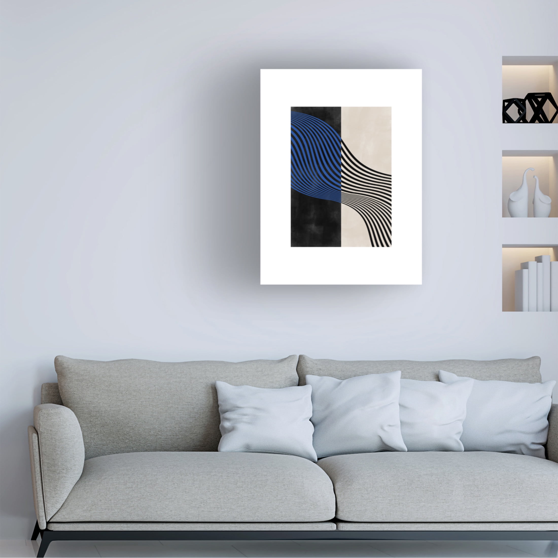Trademark Fine Art Elena Ristova Indigo37 Canvas Wall Art