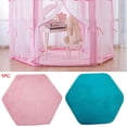 thumbnail image 4 of Hexagon Pad Coral Mat Soft Rug Alfombra para niños Play Tent Playhouse, Soft Rug Sincero  Hogar, 4 of 5