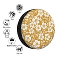 thumbnail image 4 of Naloa Rose Flowers PVC Leather Spare Tire Wheel Cover for Car Truck SUV Camper Trailer Universal Fit many size15 inch, 4 of 6