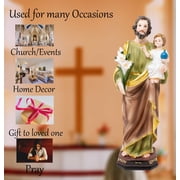 MrcjSales – Saint. Joseph Statue | 12 inches | San Jose Engraved | Church, Home Decor, Gifts, Prayers