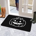 thumbnail image 5 of Evil Pumpkin Ghost Doormat,Durable Absorbent Happy Halloween Low-Profile Door Mat 17x30 Inch Door Mats for Bedroom Living Room, 5 of 6