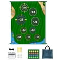 thumbnail image 2 of Decoration Double Faced Chipping Game Mat Hitting Mat Training Practice With Realistic For Indoor Outdoor Sports Games And Skill Development 2ML, 2 of 9