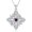 February, variant on 925 Sterling Silver Witches Knot Birthstone Pendant Necklace-Original Protection Witch Celtic Knot Jewelry Mothers Day Gifts for Women