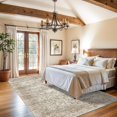 thumbnail image 2 of General Oriental Washable Area Rug - 6x9 Rugs for Living Room Bedroom Indoor Non Slip Carpets for Dining Room/Nursery/Home Office/Soft Low Pile Rome Decor Mat 6x9 Beige Brown, 2 of 16