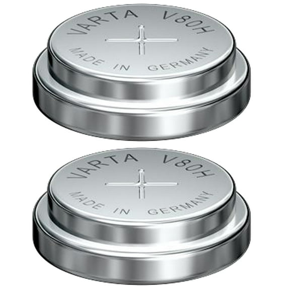 2x VARTA V80H 1.2V 80mAh Battery 55608101501 for Automatic Pipette, RTC, MBU
