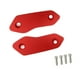 thumbnail image 5 of 2x Placas de bloqueo de espejo de motocicleta Decoraciones de aleación de aluminio de repuesto Rojo, 5 of 8