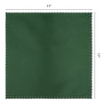 thumbnail image 6 of Unique Bargains 12Pcs Satin Washable Cloth Napkins Dark Green 17x17inch, 6 of 6