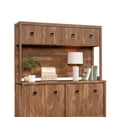 thumbnail image 4 of Pemberly Row Farmhouse Engineered Wood Hutch in Sindoori Mango/Brown, 4 of 9