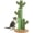 Khaki, variant on Cat Scratching Post Cactus Cat Scratcher Featuring with 3 Scratching Posts and Dangling Ball-Medium 23 Inches