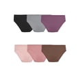 thumbnail image 6 of Fruit of the Loom Women's Seamless Underwear, No Show Panties, Multiple Styles, 4‑Way Stretch, 6-Pack, Sizes S-2XL, 6 of 13