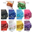 thumbnail image 5 of Dancer Sequins Tassels Skirt Women Belly Dance Hip Scarf Wrap Belt Dancer Skirt Female Show Costumes, 5 of 6