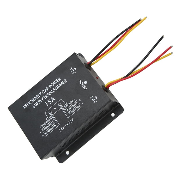 , Convertidor de 24 V A 12V Cortocirco Inverter de Alimentació Inversores de Alimentación Para Vehículos Reductor de Voltaje de Automóvil Profesional