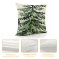 thumbnail image 4 of SHANXI Christmas Trees Throw Pillow Covers , Winter Holiday Cushion Case Decoration for Sofa Couch 24x24in, 4 of 5