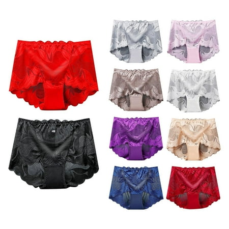 

PEASKJP Women Bikini Underpants Hi-Cut String Underwear for Women Cheeky High Cut Hipster Comfortable Cotton Bikini Panties Dark Blue X-L