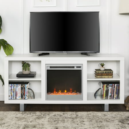 Manor Park Modern Fireplace TV Stand for TV's up to 64