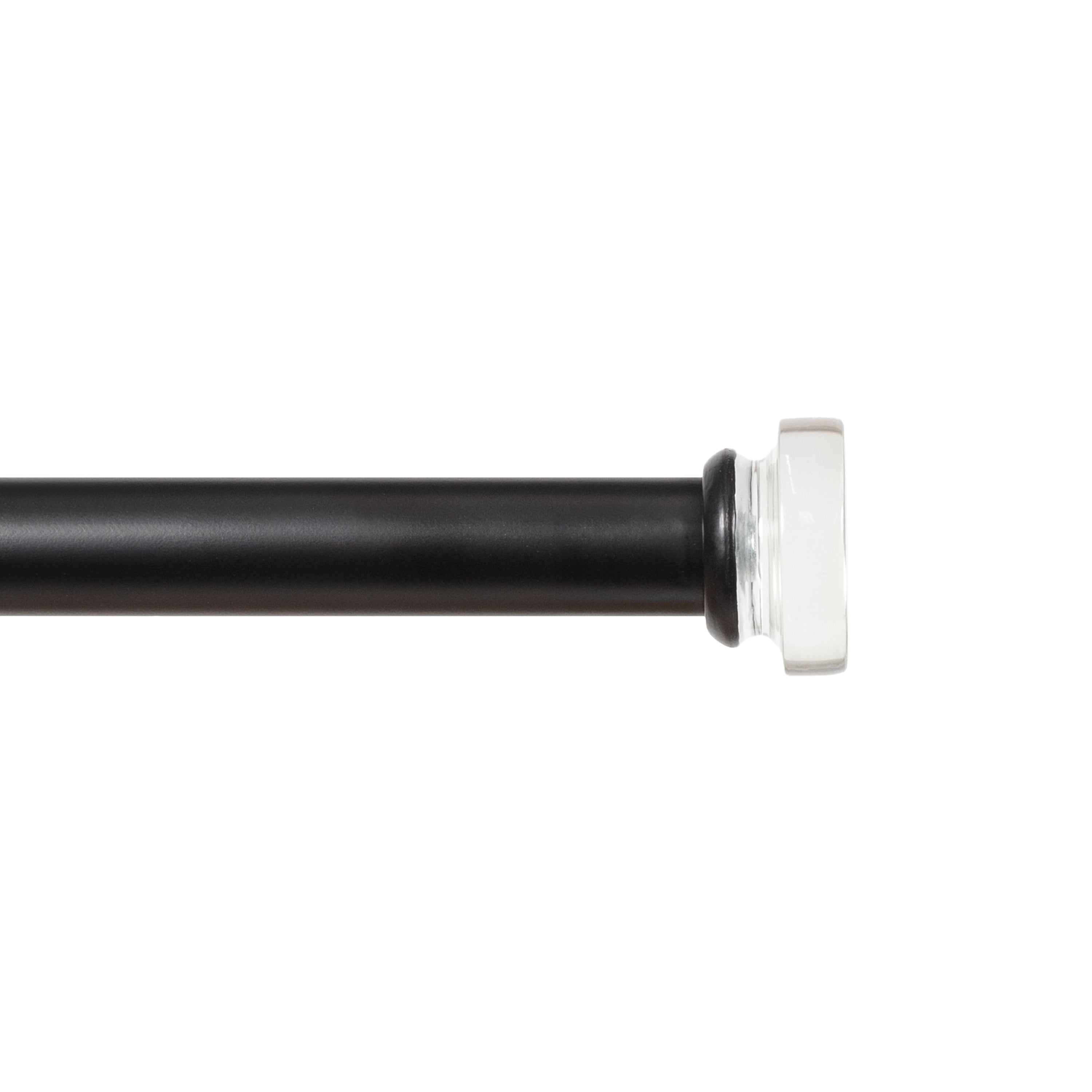 Mainstays 30-84 in. Irvine Adjustable Decorative Window Curtain Rod, 3/4 in. Diameter