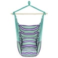 thumbnail image 2 of Tcbosik Hanging Rope Swing - Hammock Chair with 2 Cushions - Swing Chair for Indoor & Outdoor Bedroom Patio Porch Deck - Green, 2 of 9