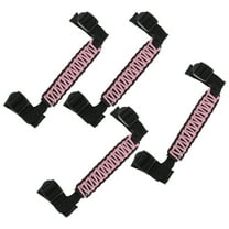 Roll Bar Grab Handles for Jeep Wrangler 2024-2025 Grip Handle Holder Nylon Pink 4 Pcs