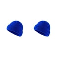 thumbnail image 3 of Minnieouse Gorro de punto elástico espesar invierno cálido deportes al aire libre senderismo Camping viaje ciclismo gorra térmica para Azul oscuro 2piezas, 3 of 6