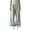 Gray, variant on Drawstring Waist Women Casual Sweatpants Ladies Baggy Lounge Bottoms Pocket Wide Leg Joggers Pant Sports Pants