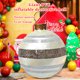 thumbnail image 3 of Navidad impermeable inflable bola de Navidad Patio Patio Pathway Decoración Sala de estar Año Nuevo Adorno Juguetes Suministros de fiesta 60 cm Silver Stripes sidaley HA010309-03, 3 of 6