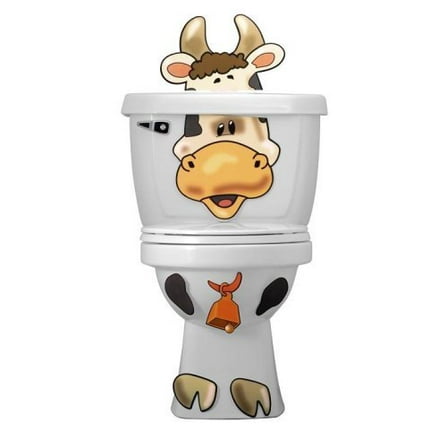 Toilet Buddies Toilet Decoration COW