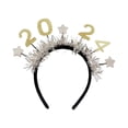 thumbnail image 4 of Diadema Yuyangstore para el cabello plata de Feliz Año Nuevo 2024, 4 of 8