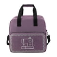 thumbnail image 1 of Sewing Machine Storage Bag, Sewing Machine Carrying Case with Handle, Organizer Outdoor Sewing Tote Bag Yarn Storage Holder, Purple, 1 of 5