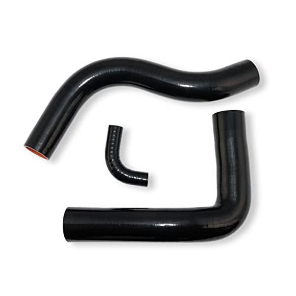 Scott Drake Silicone Radiator Hose Set for Small Block (260/289/302) Engines, Compatible with 1964-1968 Ford Mustangs, Model C5ZE-8260/86-BK