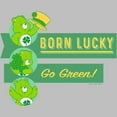 thumbnail image 2 of Junior's Care Bears St. Patrick’s Day Born Lucky  Graphic Tee Athletic Heather Large, 2 of 3