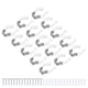 thumbnail image 1 of T8 U Clips Soporte para LED Luz Bombilla Montaje Soporte Inoxidable Acero Fluorescente Tubo Soporte Tornillo Tubo Abrazaderas, Blanco Paquete de 15, 1 of 5