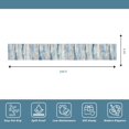thumbnail image 2 of Extra Long 3x20 Runner Rug - Washable Hallway Rug with Non Slip Rubber Backing for Entryway Kitchen Dining Room Low Pile Carpet Indoor Modern Abstract Home Decor Floor Mat for Hall Bathroom 3x20 Blue, 2 of 8
