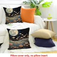 thumbnail image 4 of FCXZI Farmhouse Decor Moon Flowers 100% Linen Pillow Covers Set 18x18in, 4 of 5