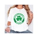 thumbnail image 1 of Casual Style Women's St. Patrick's Day Shamrock Graphic T-Shirt - Casual Crew Neck, Breathable Polyester Blend, Short Sleeves, All-Season Comfort, XS-XXL, 1 of 6