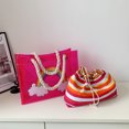 thumbnail image 3 of Bolso de playa para mujer Moda con monedero Bolso transparente Bolso de verano (rojo rosa) Tmvgtek Para Estrenar, 3 of 9