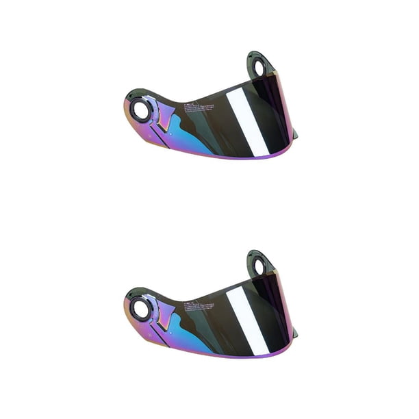 Riwesomey Visor Lens for LS2 FF370 Face FF325 Full FF394 2piezas Multicolor