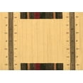 thumbnail image 1 of Ahgly Company Indoor Rectangle Abstract Brown Contemporary Area Rugs, 2' x 5', 1 of 4