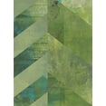 thumbnail image 2 of Green, Jacob 25x32 Black Ornate Wood Framed with Double Matting Museum Art Print Titled - Emerald Canopy II, 2 of 4
