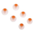 thumbnail image 4 of Milaget 3Pairs High Silicone Covers In-ear Earphone Size Replacement Transparen Orange, 4 of 6