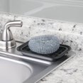 thumbnail image 2 of mDesign 2-Piece Bar Soap Dish Holder for Bathroom Sink or Shower - Matte Black, 2 of 7