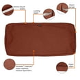 thumbnail image 4 of Classic Accessories Montlake FadeSafe Water-Resistant Patio Bench/Loveseat Cushion Cover, 59 x 18 x 3 inch, Heather Henna, 4 of 21