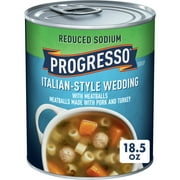 Progresso Reduced Sodium, Italian-Style Wedding With Meatballs Canned Soup, 18.5 oz.
