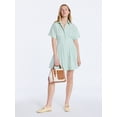 thumbnail image 3 of Free Assembly Women's Short Sleeve Corset Mini Dress, Sizes XS-XXL, 3 of 6