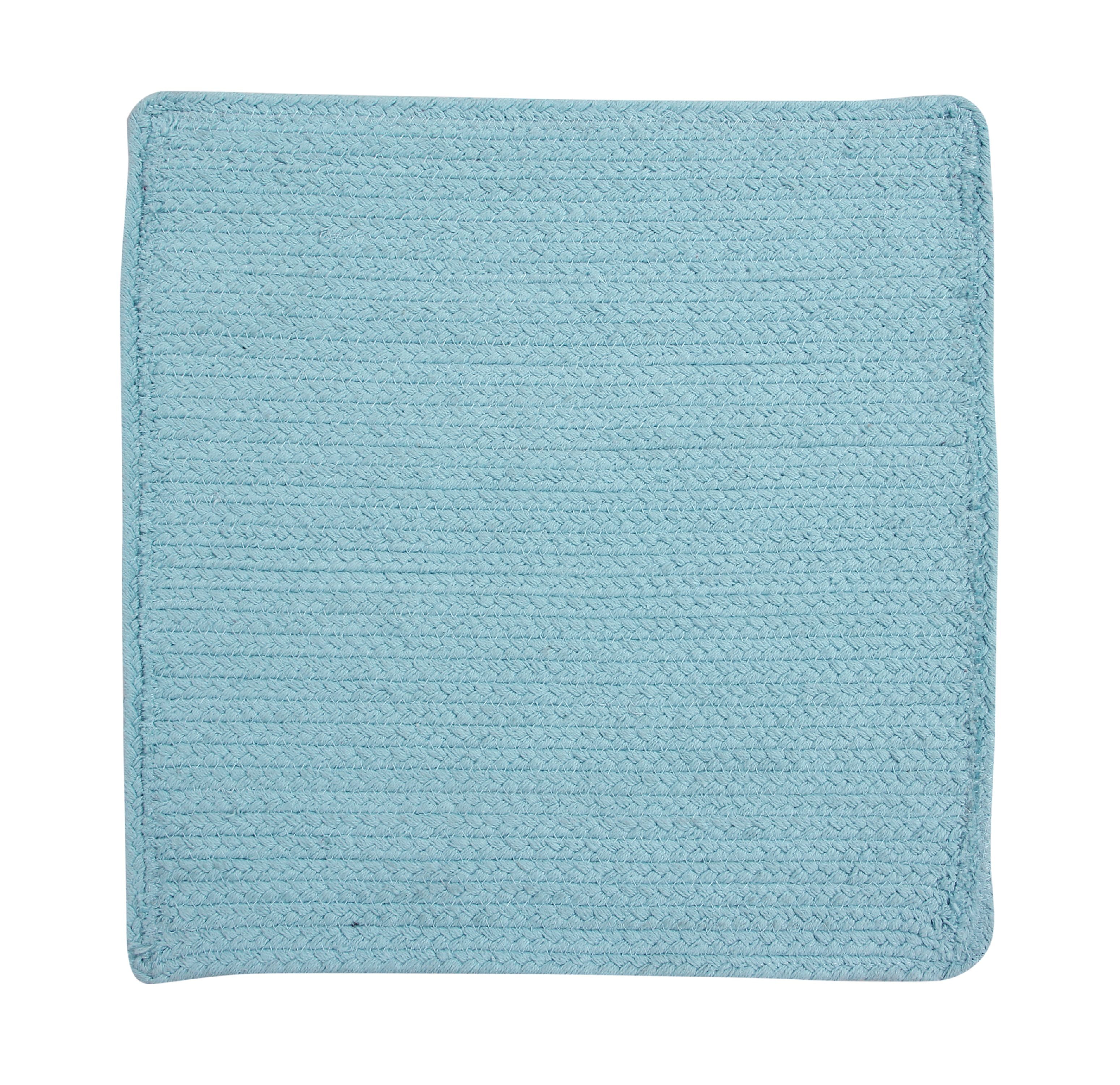 Cotton Solid Placemats 15 Square Aqua