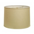 thumbnail image 5 of HomeRoots 470179 15 in. Throwback Drum Linen Lampshade Parchment Biege, 5 of 6