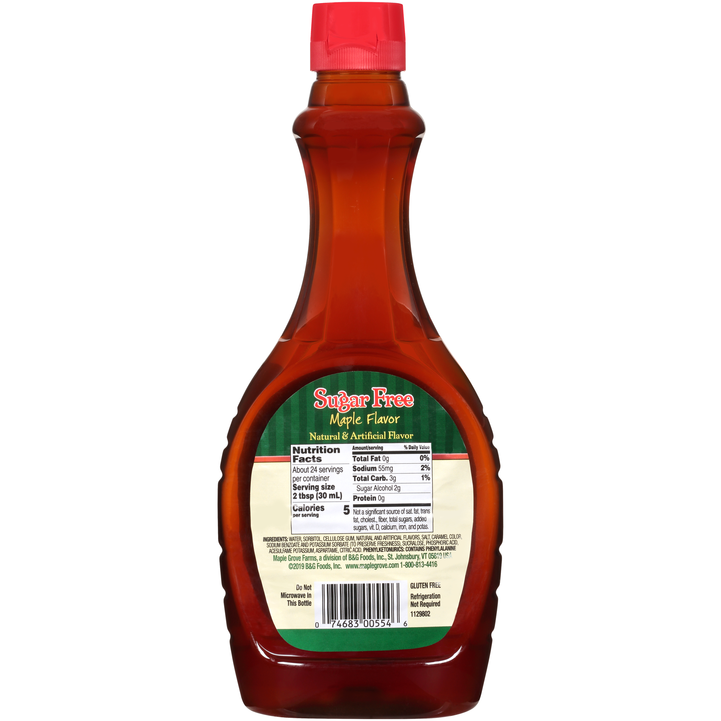 Maple Grove Farms Sugar Free Maple Flavor Syrup, 24 fl oz - image 2 of 5